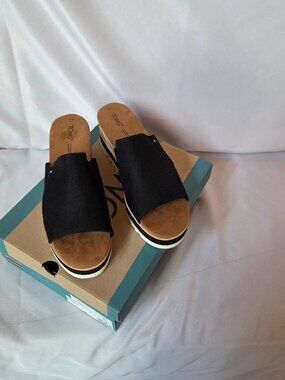 TOMS Diana Mule Platform Sandal | Size 8